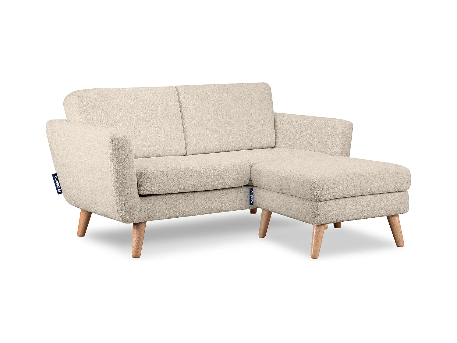 Canapé avec accoudoirs - Crème - TAGIO