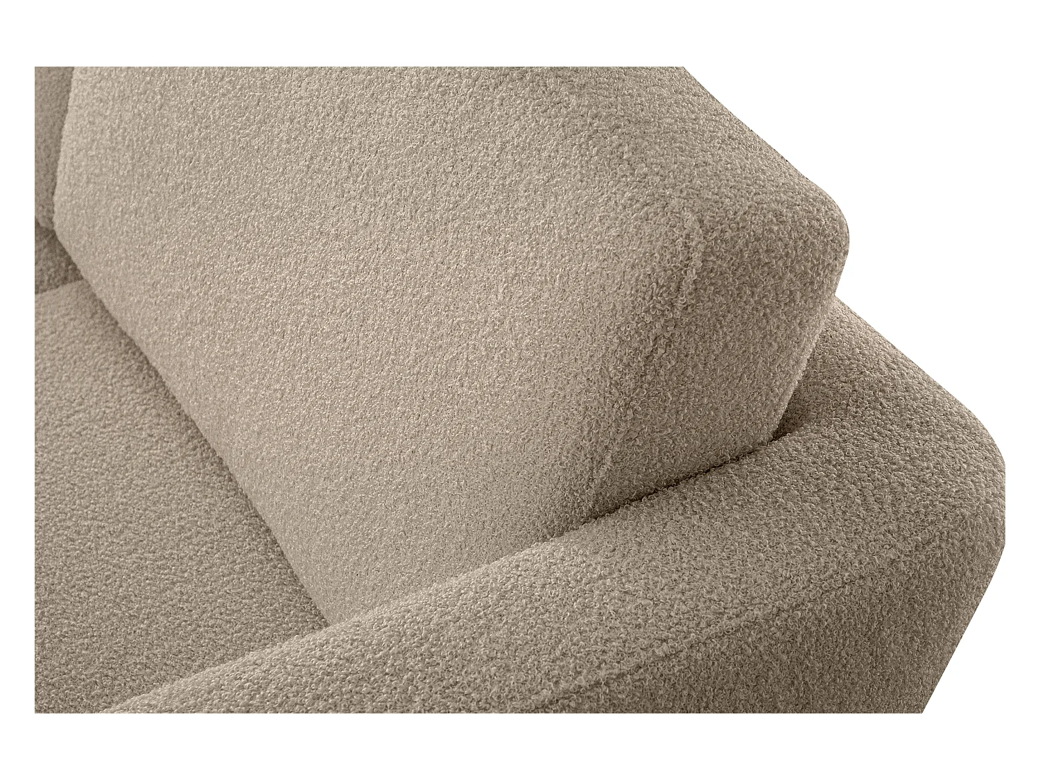 Canapé scandinave 3 places - Marron - TAGIO