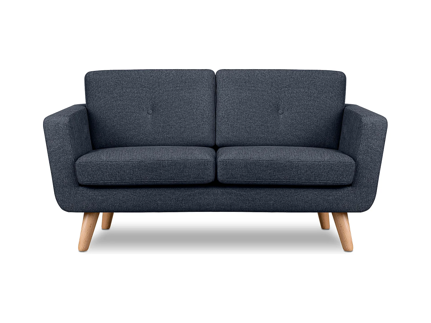 Canapé 2 personnes - Bleu marine - TAGIO