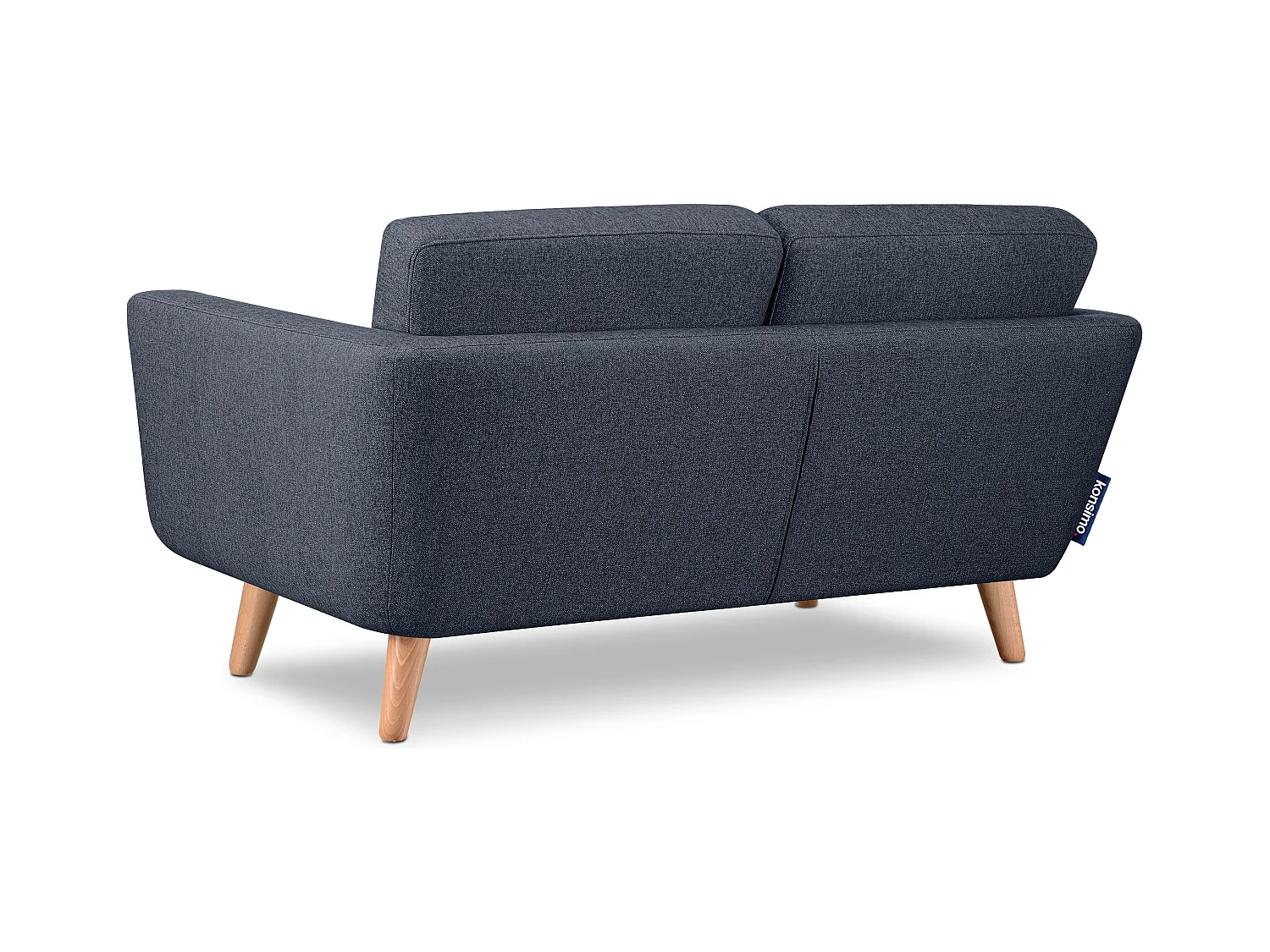 Canapé 2 personnes - Bleu marine - TAGIO