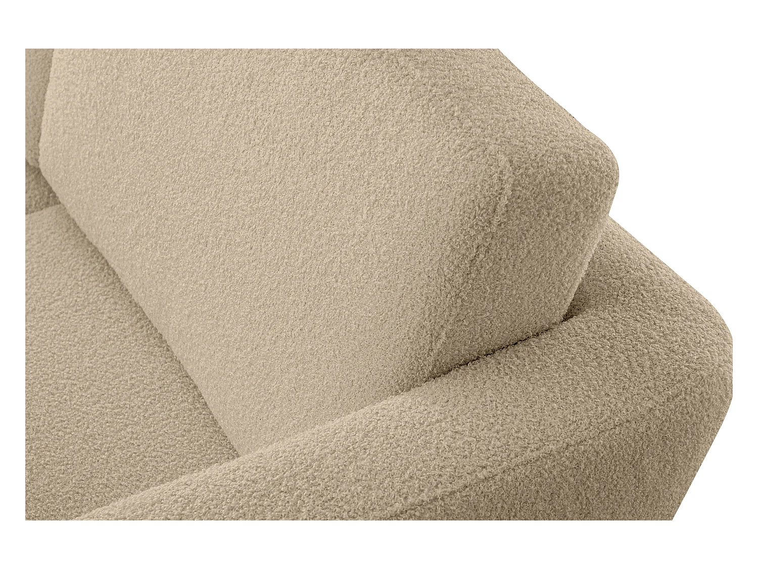 Canapé scandinave 3 places - Beige - TAGIO