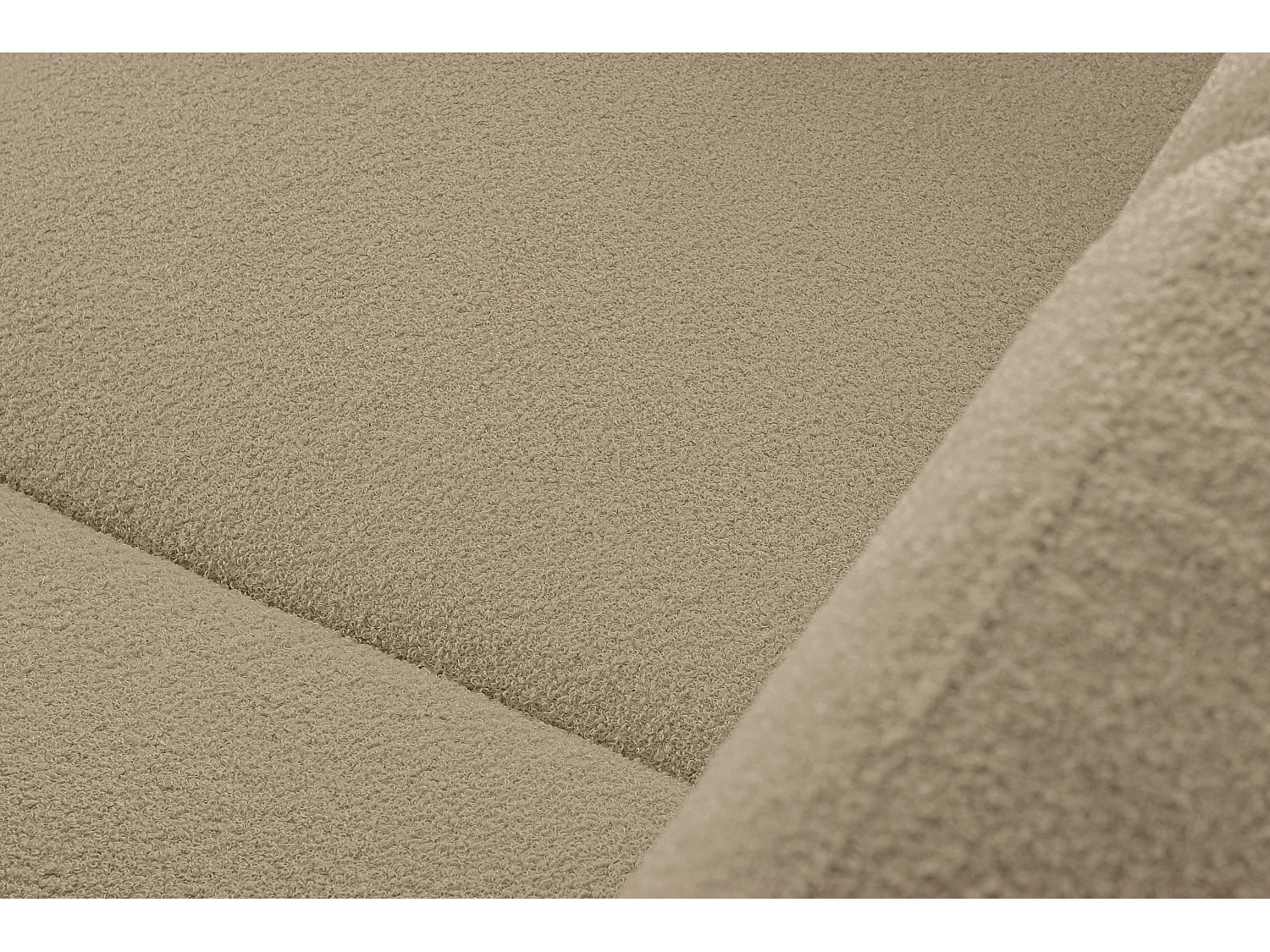 Canapé scandinave 3 places - Beige - TAGIO