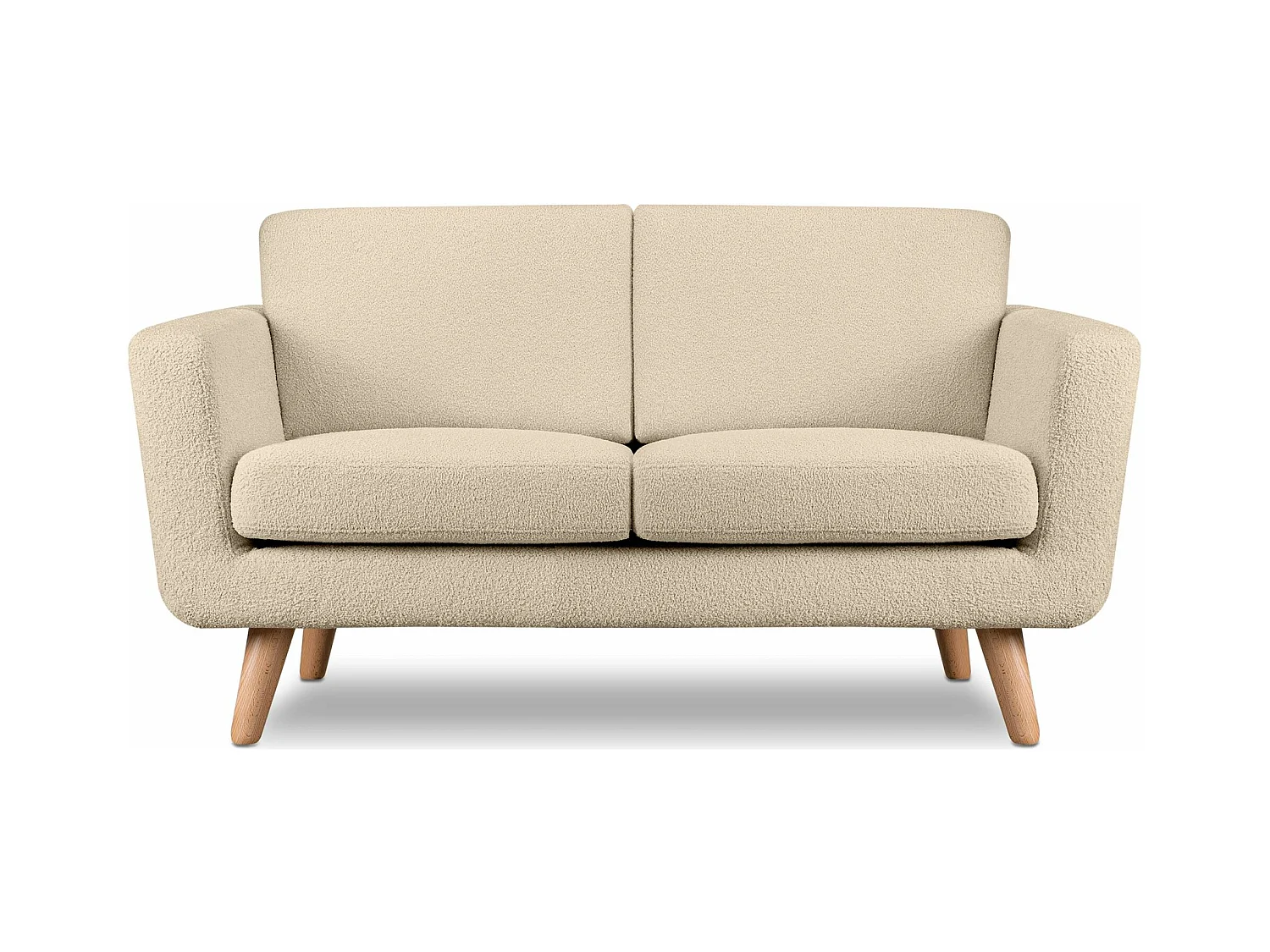 Canapé avec accoudoirs - Beige - TAGIO