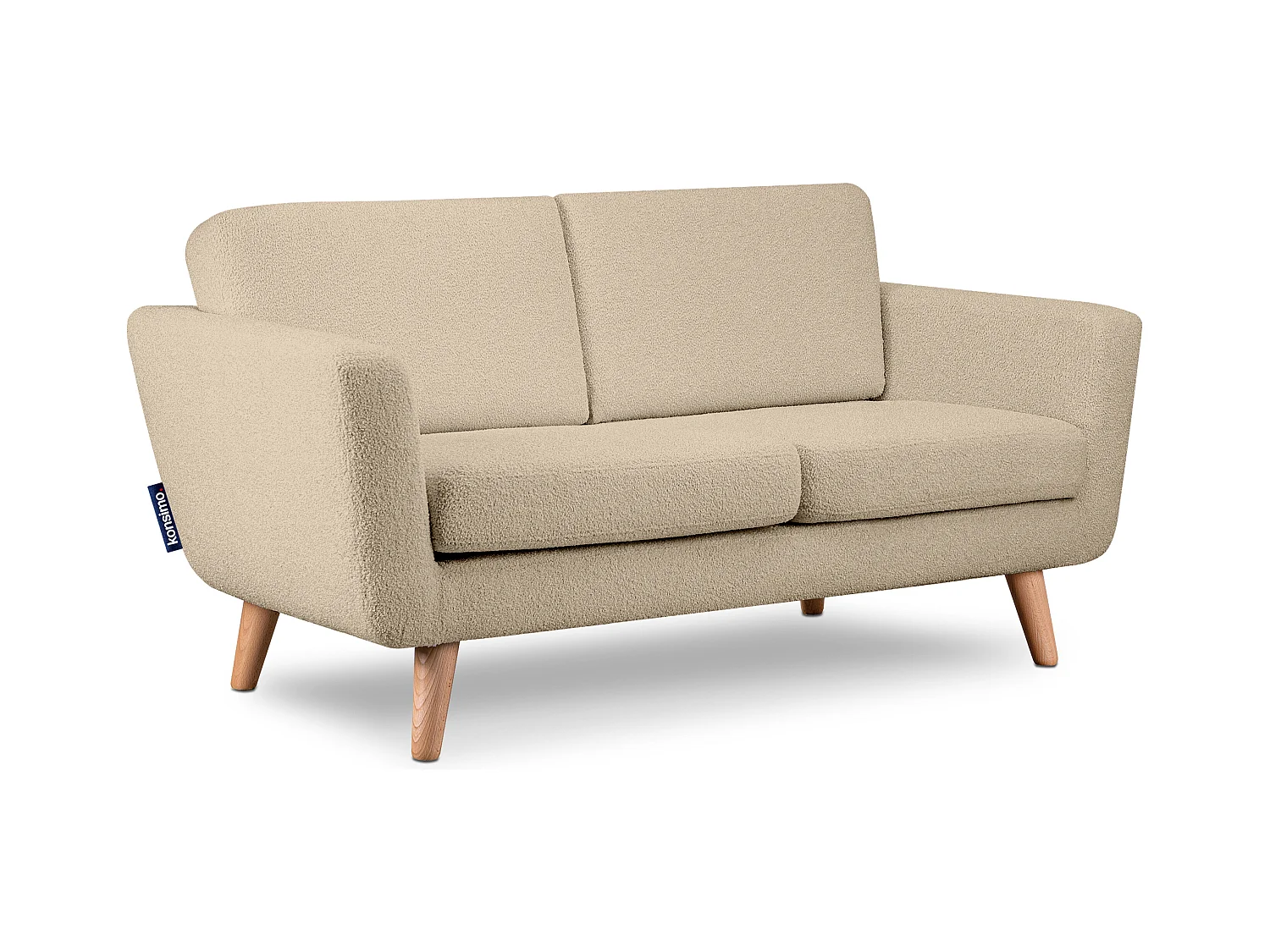 Canapé avec accoudoirs - Beige - TAGIO