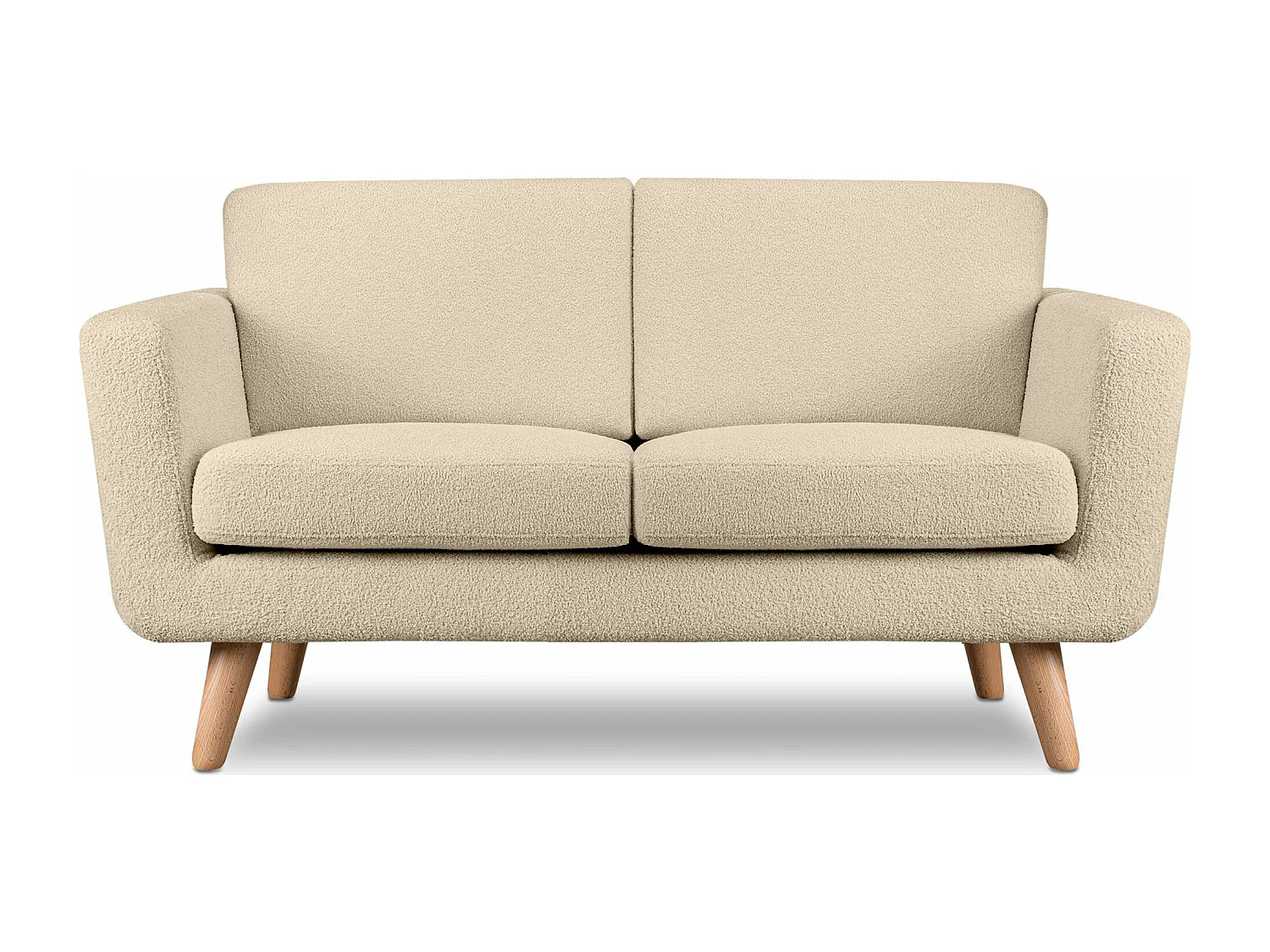 Canapé avec accoudoirs - Beige - TAGIO