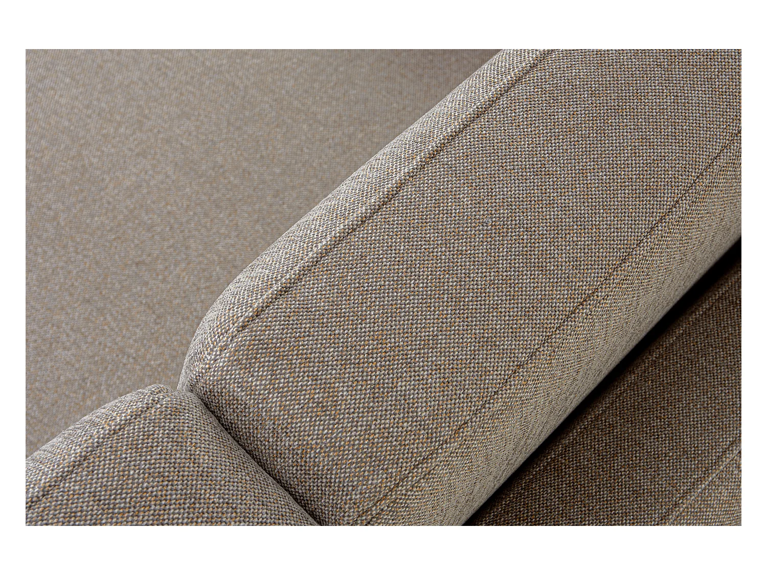 Canapé 2 places - Marron clair/marron - TAGIO