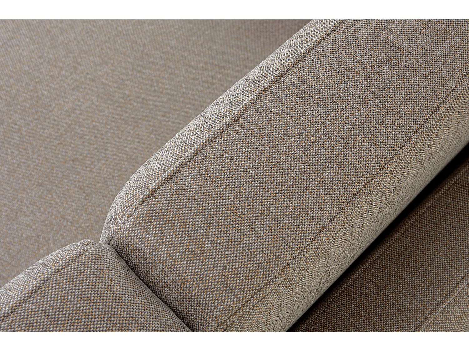 Canapé 2 places - Marron clair/marron - TAGIO