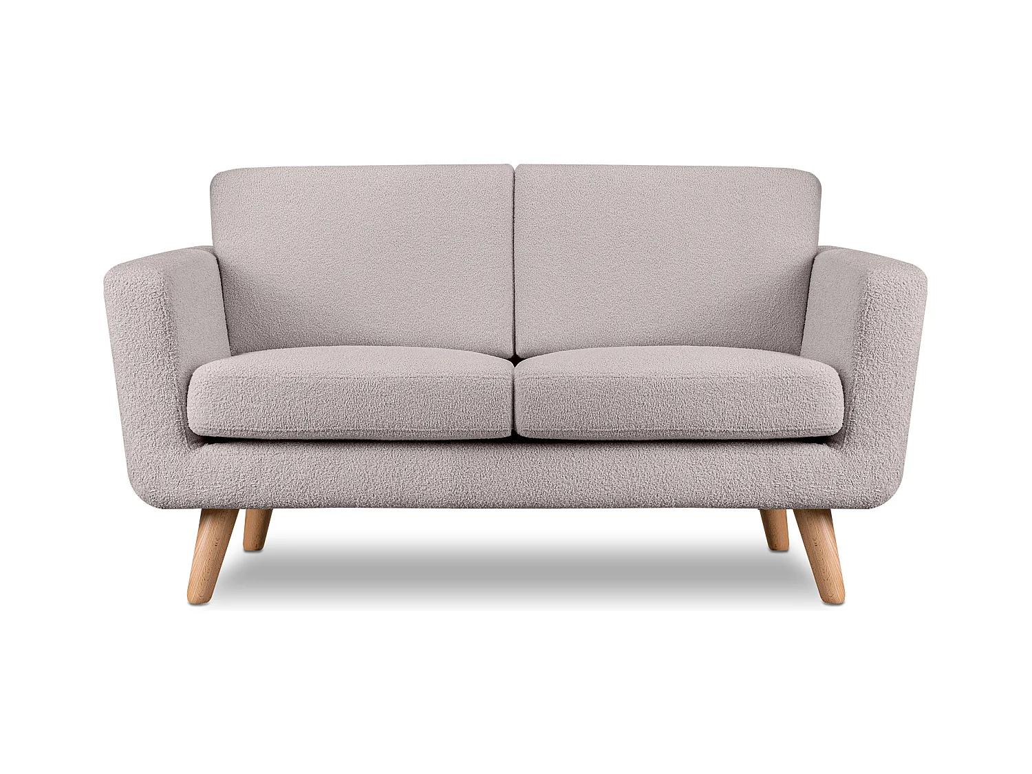 Canapé avec accoudoirs - Gris clair - TAGIO