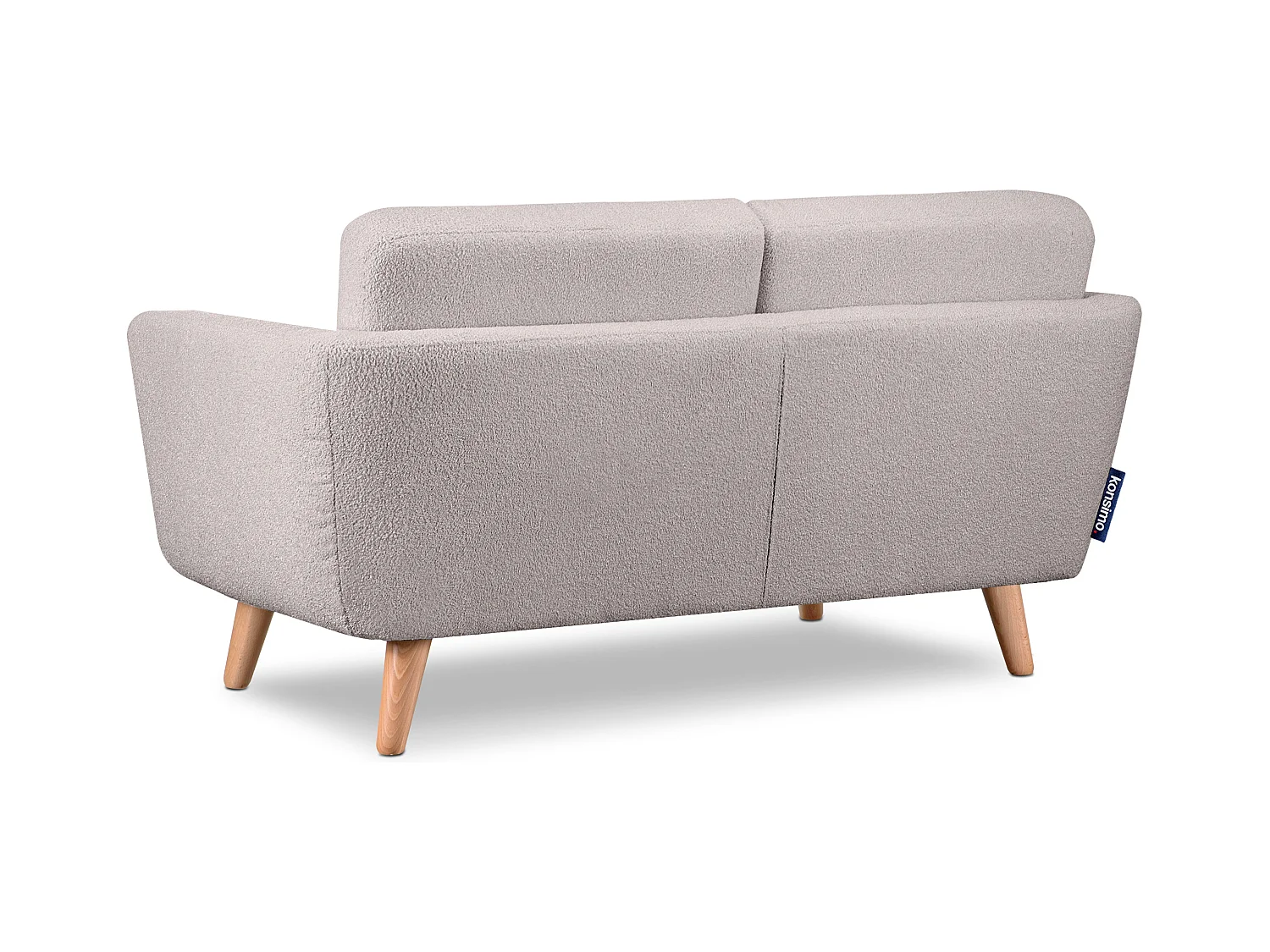 Canapé avec accoudoirs - Gris clair - TAGIO