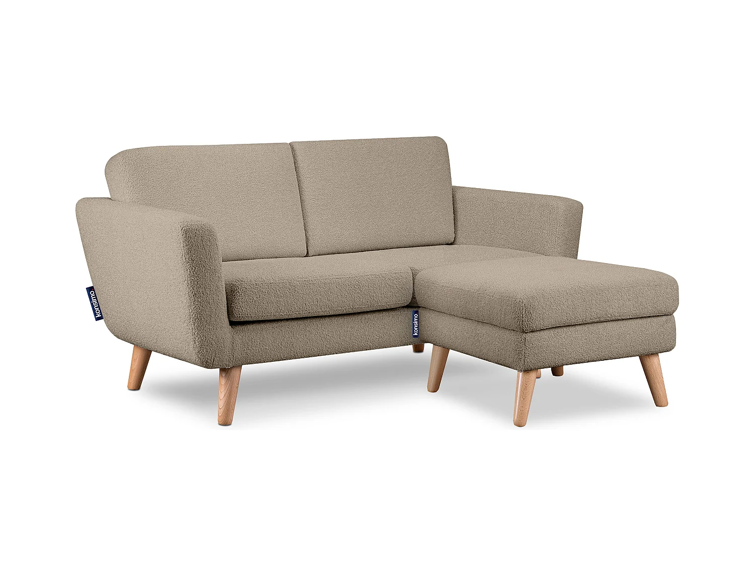 Canapé avec accoudoirs - Marron - TAGIO