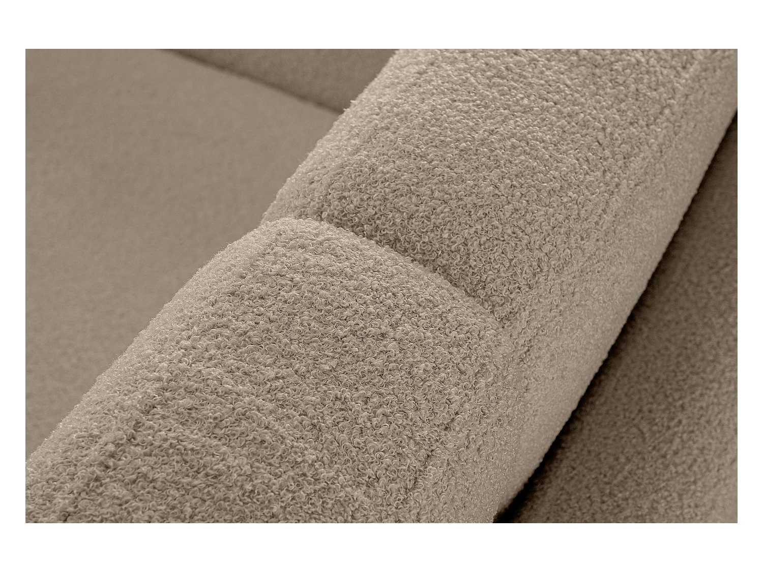 Canapé avec accoudoirs - Marron - TAGIO