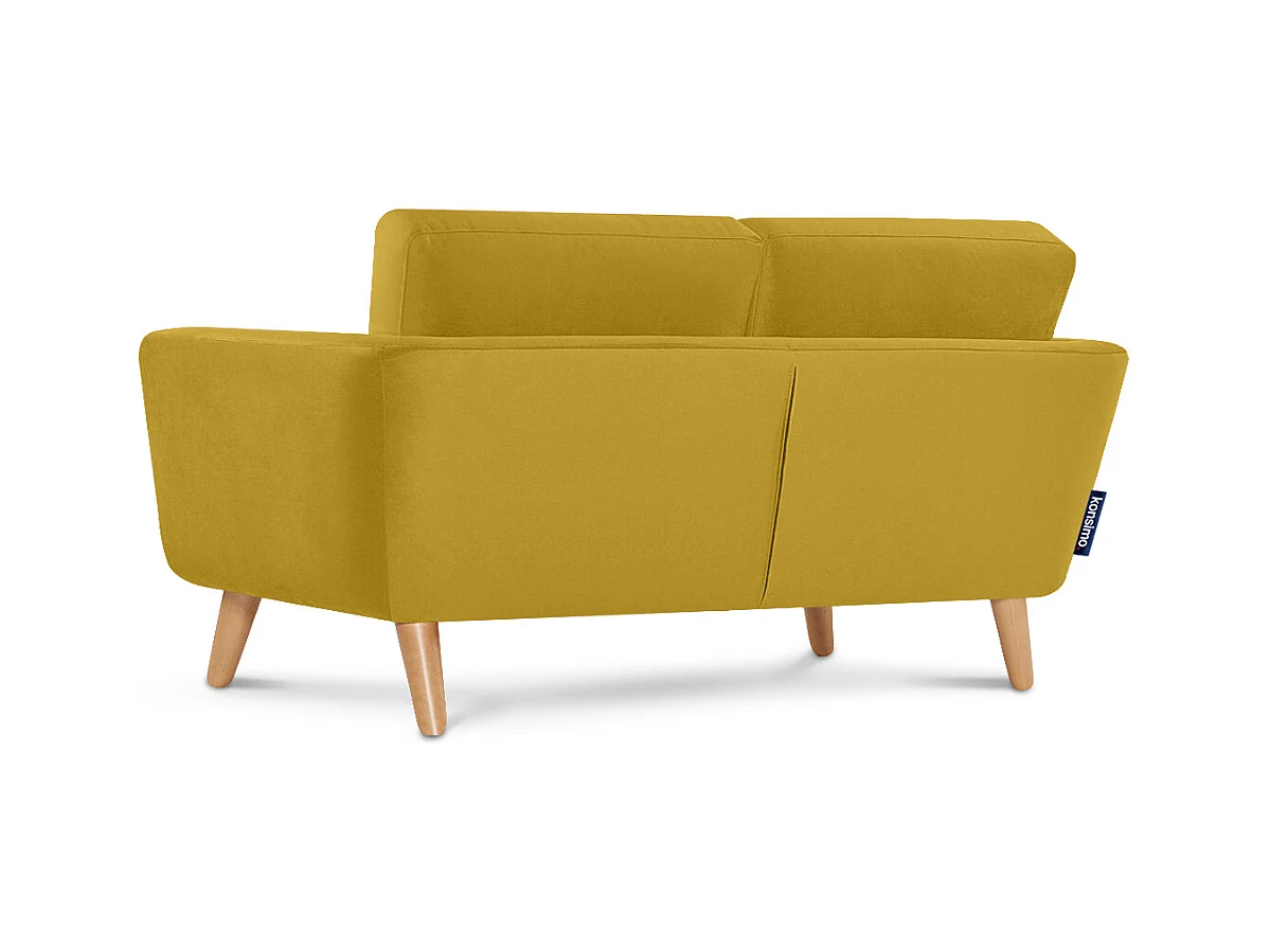 Canapé avec accoudoirs - Jaune - TAGIO