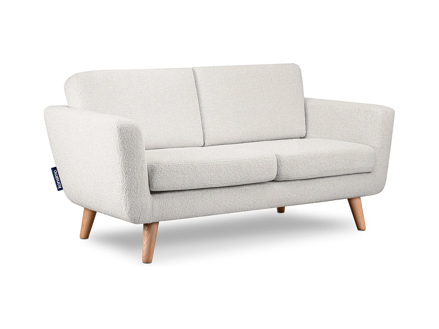 Canapé avec accoudoirs - Blanc - TAGIO