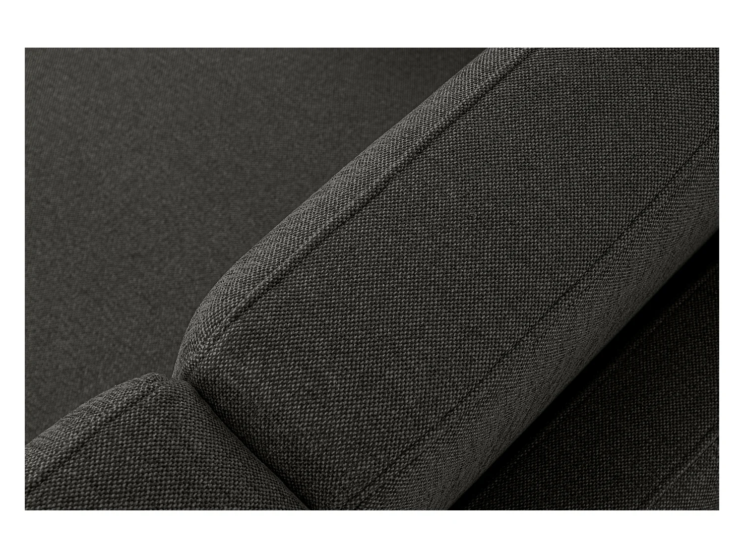 Canapé 2 personnes - Graphite - TAGIO