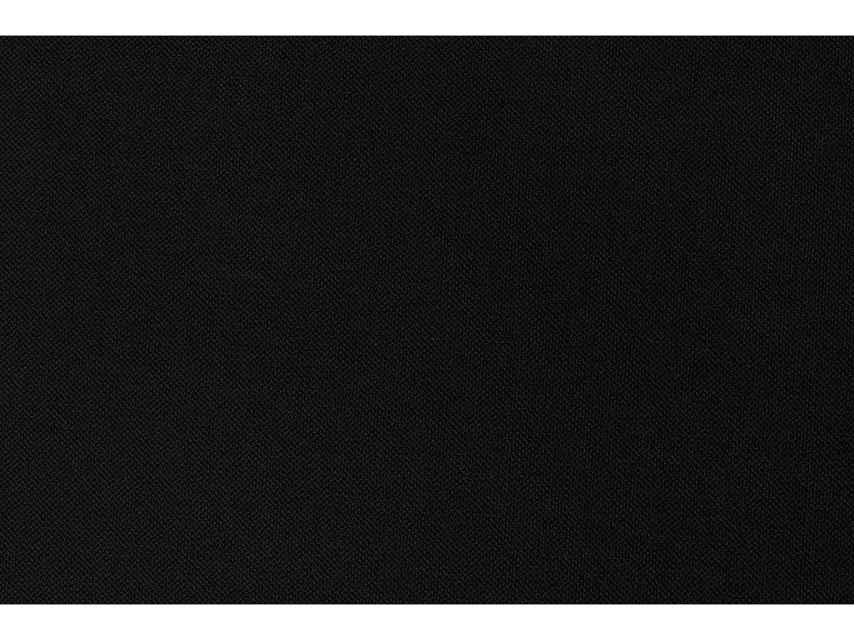 Canapé d'angle avec pouf - 3 places - Noir - TAGIO