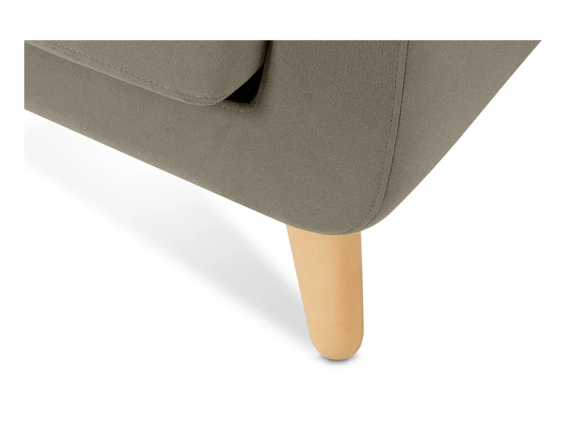 Canapé avec accoudoirs - Beige - TAGIO