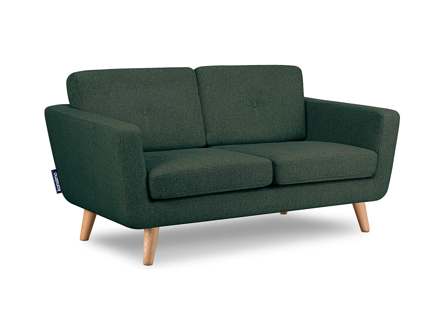 Canapé 2 personnes - Bleu marine - TAGIO