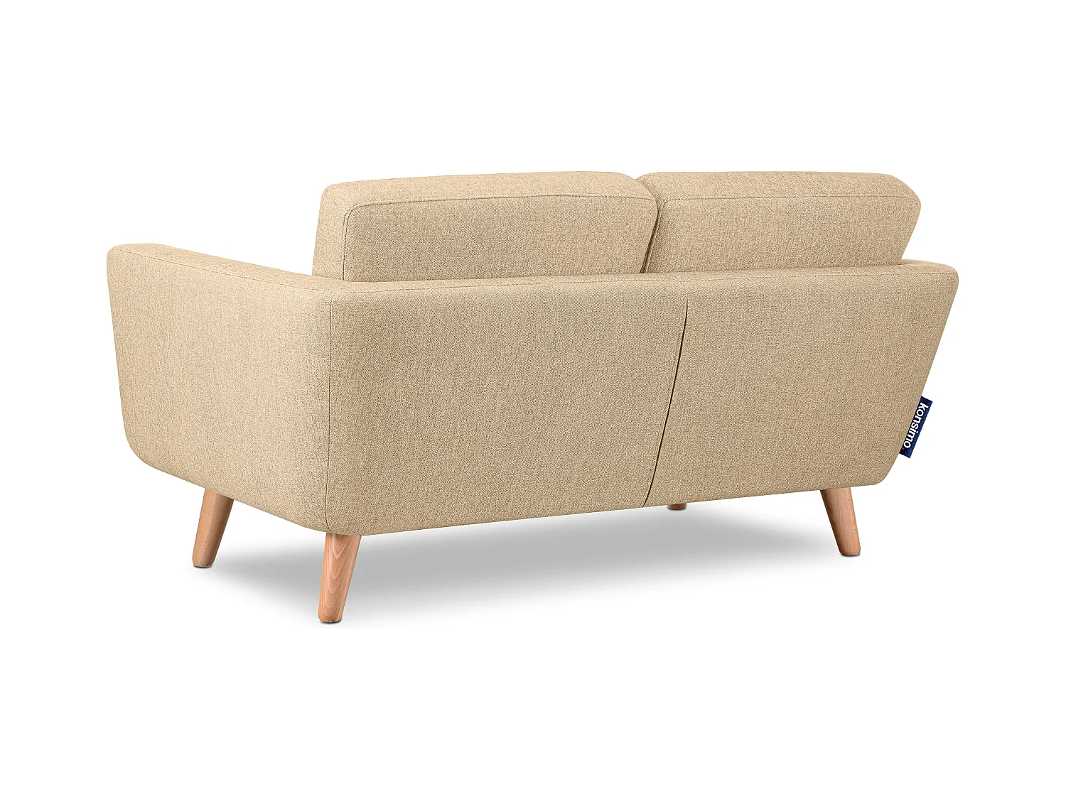 Canapé 2 personnes - Crème - TAGIO