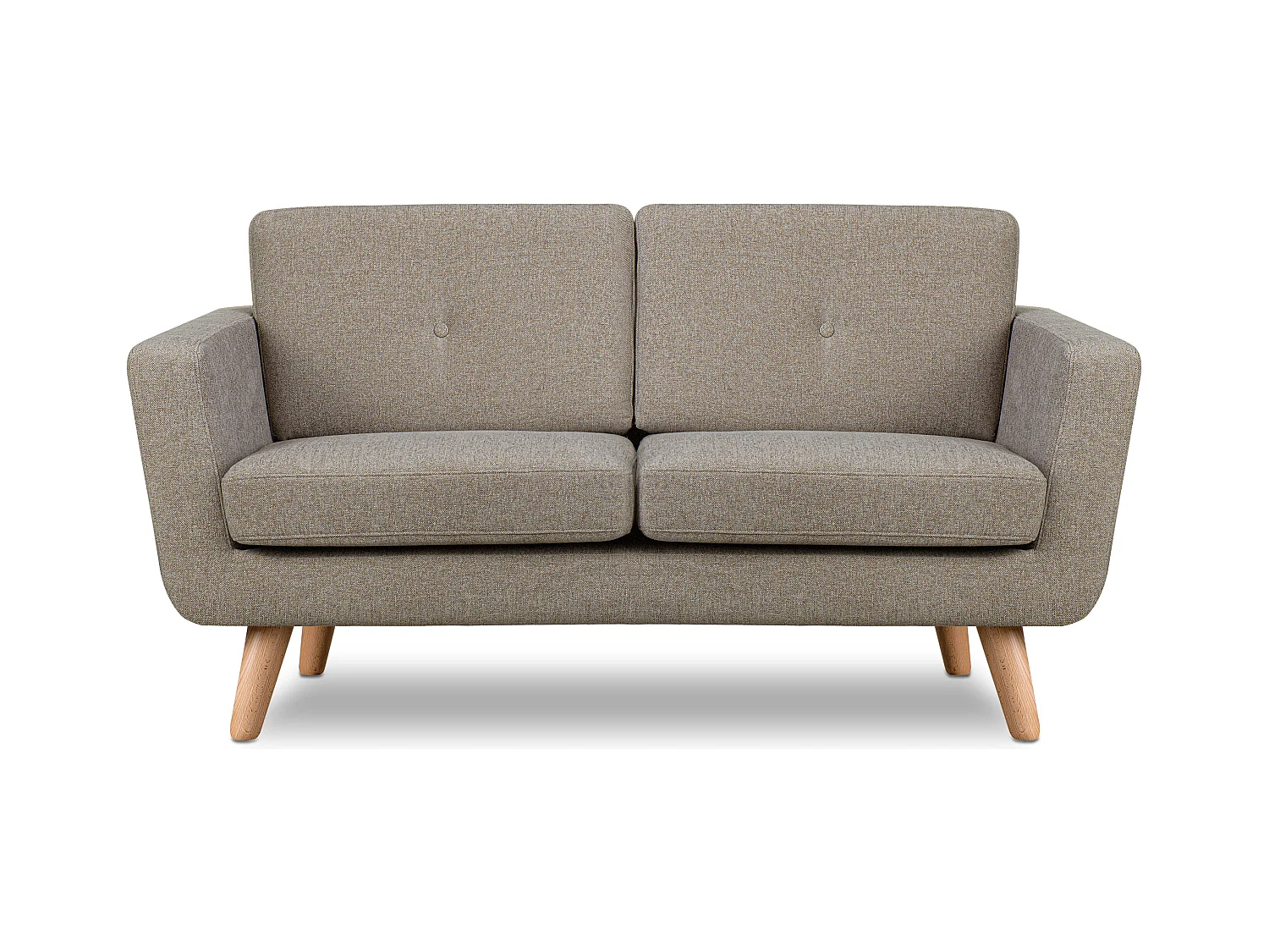 Canapé 2 personnes - Marron clair - TAGIO