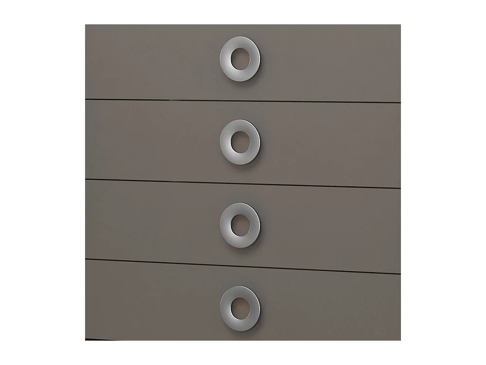 Cassettiera moderna con 4 cassetti color grigio antracite CG20