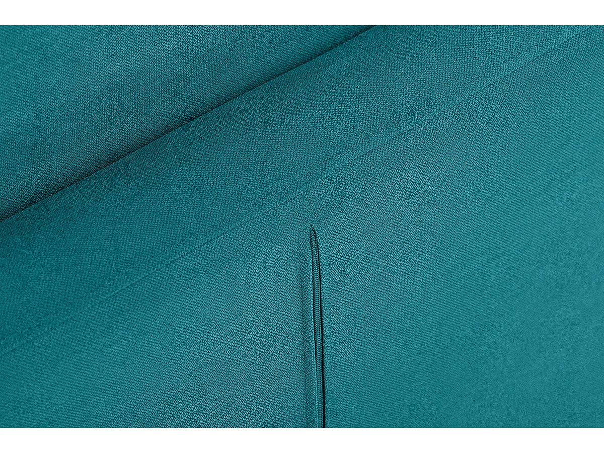 Fauteuil scandinave - pieds en bois massif - bleu - TAGIO