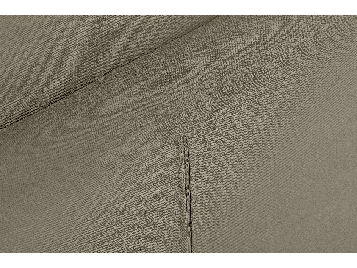 Fauteuil scandinave - pieds en bois massif - Beige - TAGIO