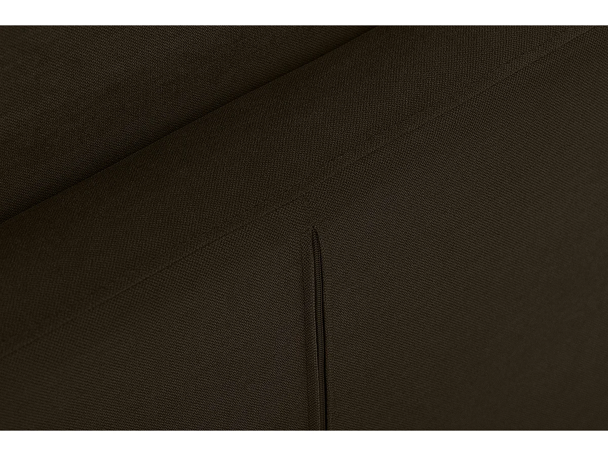 Fauteuil scandinave - pieds en bois massif - marron - TAGIO