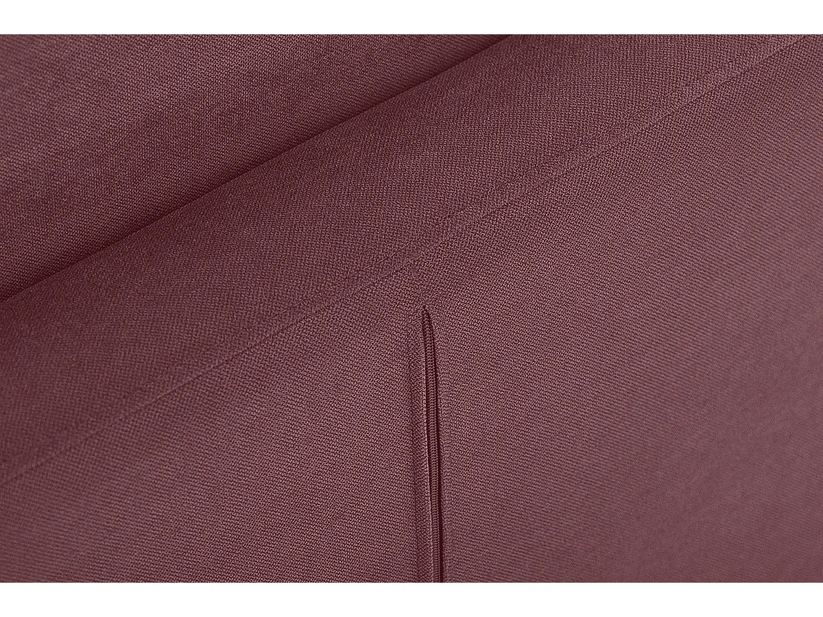 Fauteuil scandinave - pieds en bois massif - rose - TAGIO