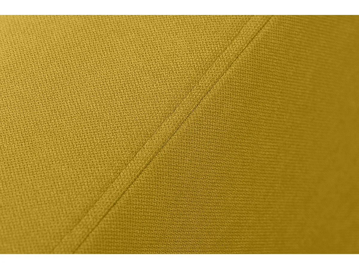 Fauteuil scandinave - pieds en bois massif - jaune - TAGIO