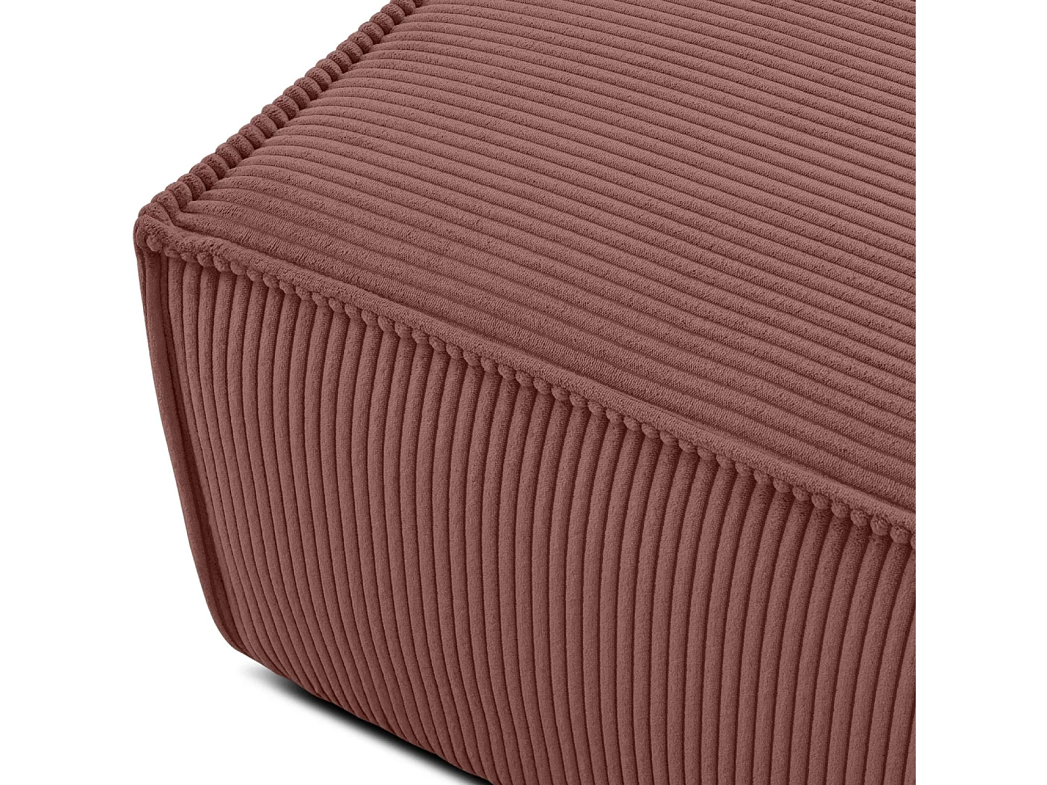 Pouf confortable pour le salon - Rose - NAPI