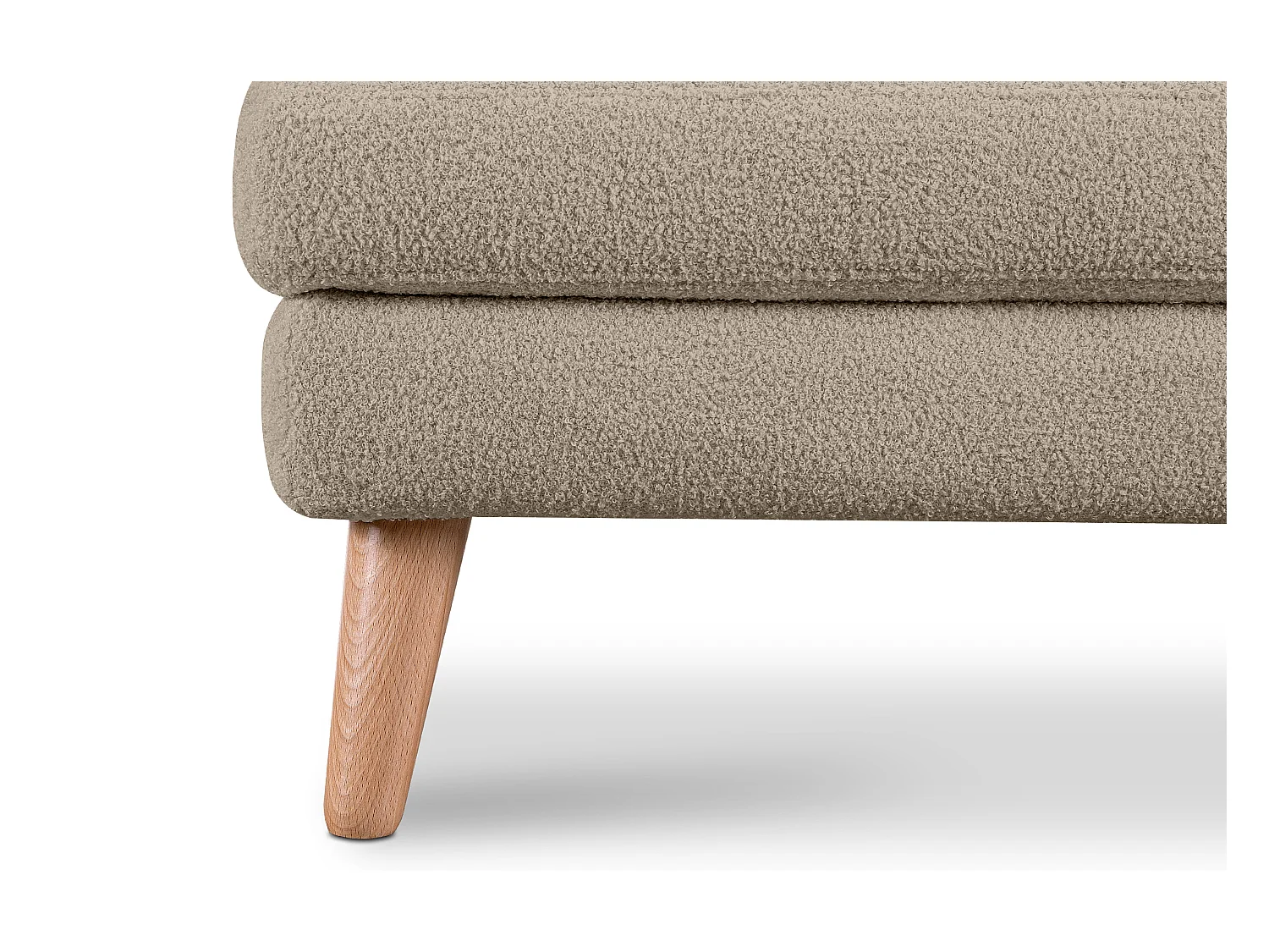 Pouf confortable - Marron clair - TAGIO