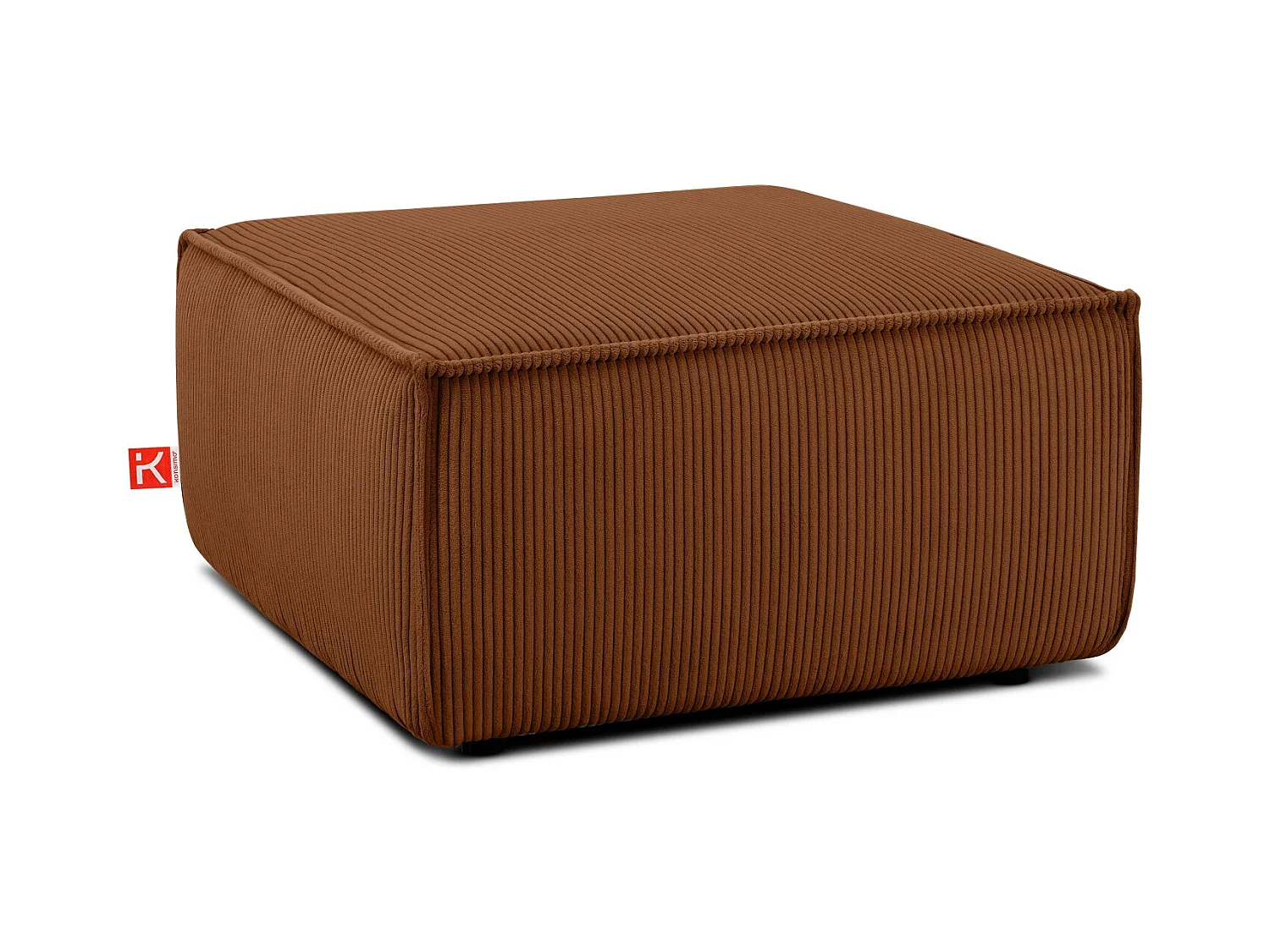 Pouf confortable pour le salon - Rouge - NAPI