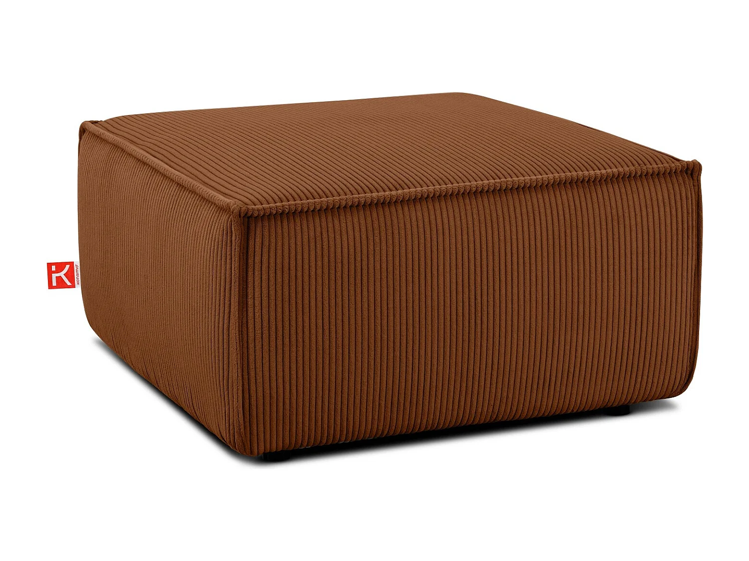 Pouf confortable pour le salon - Rouge - NAPI