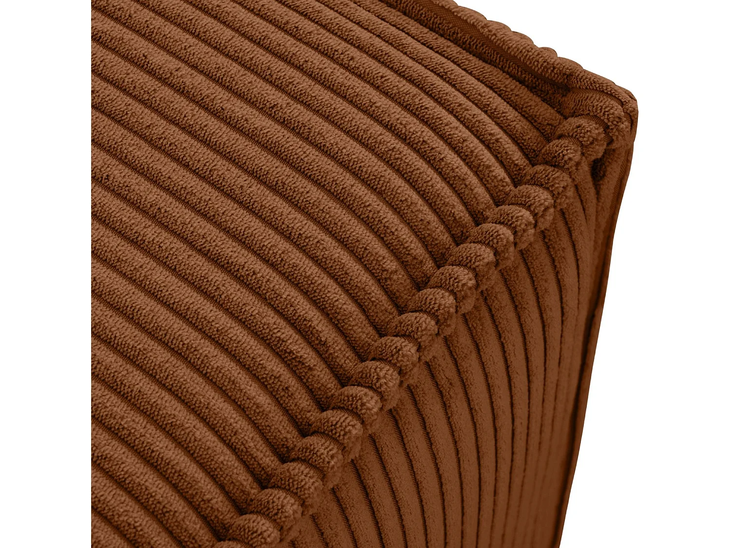 Pouf confortable pour le salon - Rouge - NAPI