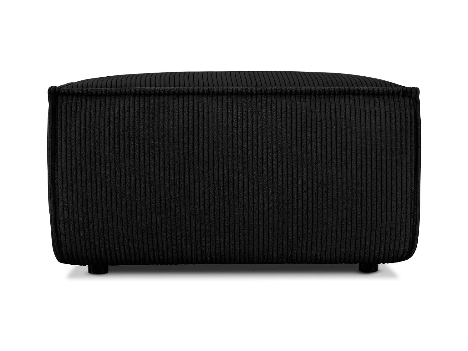 Pouf confortable pour le salon - Noir - NAPI