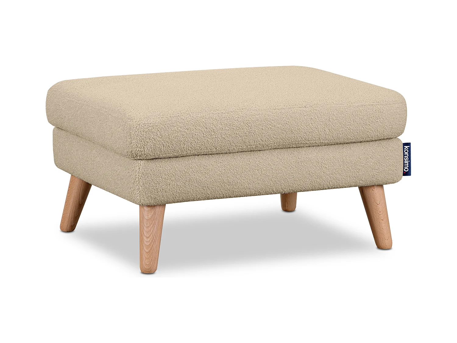 Pouf confortable - Beige clair - TAGIO
