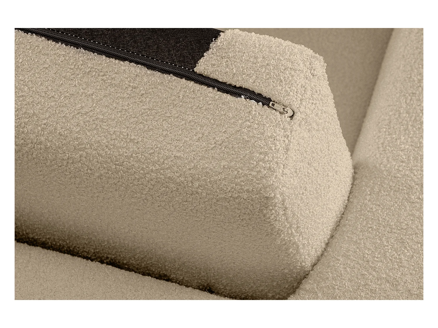 Pouf confortable - Beige clair - TAGIO