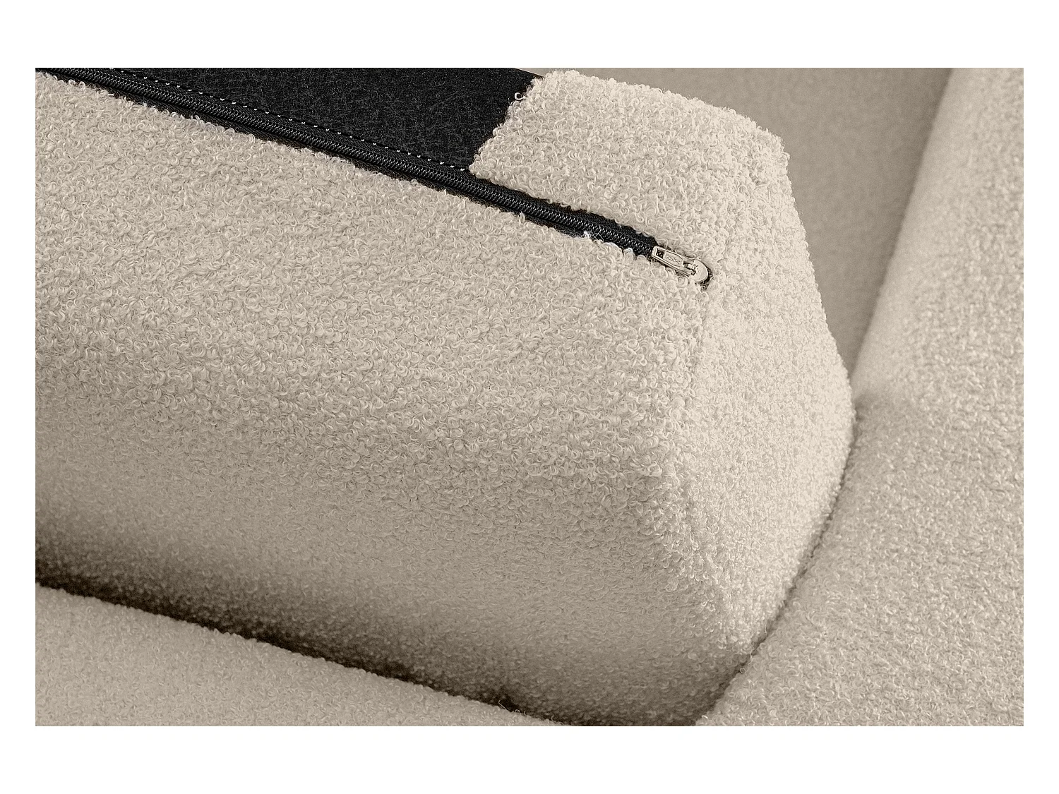 Pouf confortable - crème - TAGIO