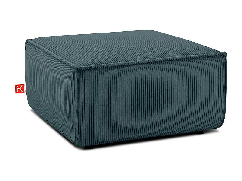 Pouf confortable pour le salon - Bleu - NAPI