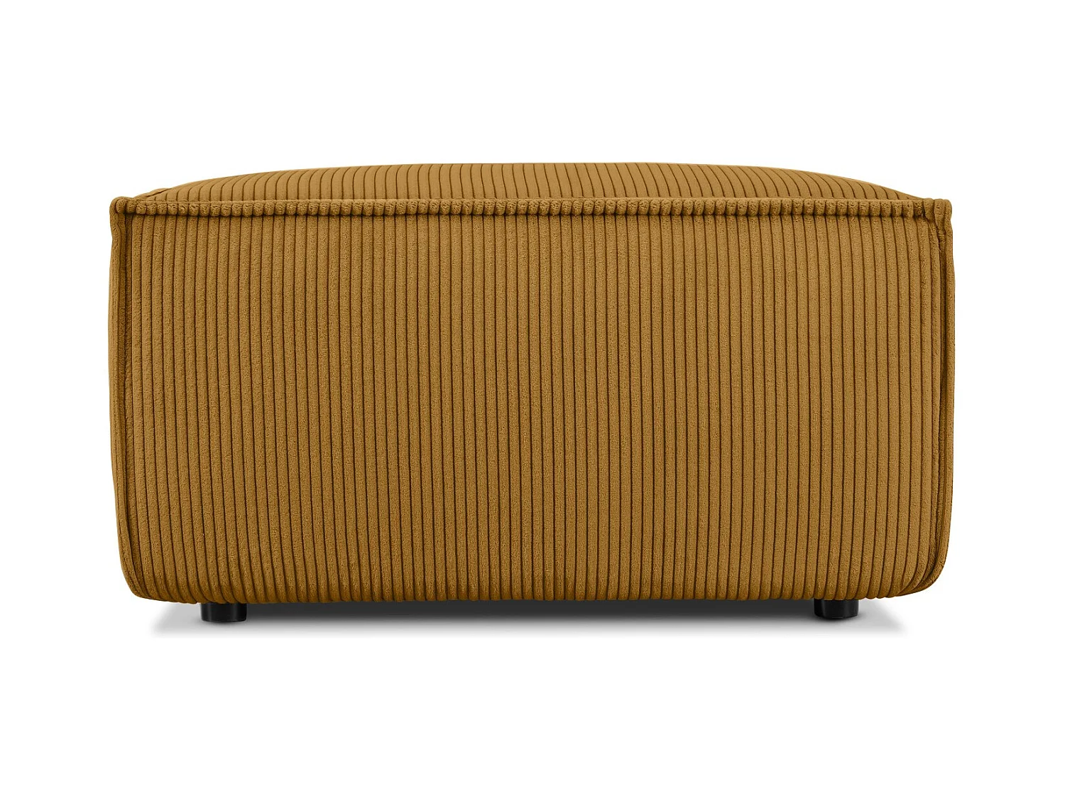 Pouf confortable pour le salon - Jaune - NAPI