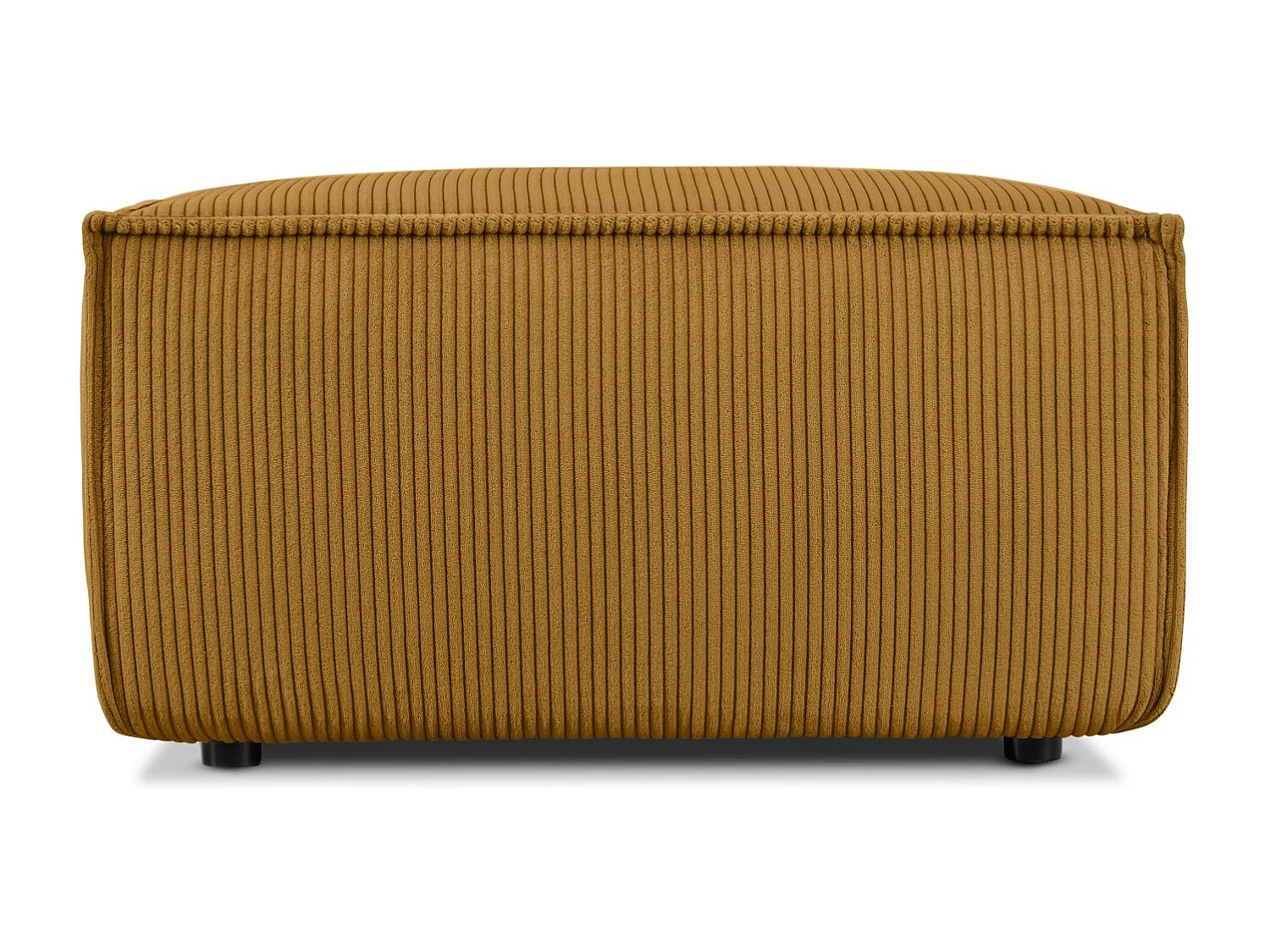 Pouf confortable pour le salon - Jaune - NAPI