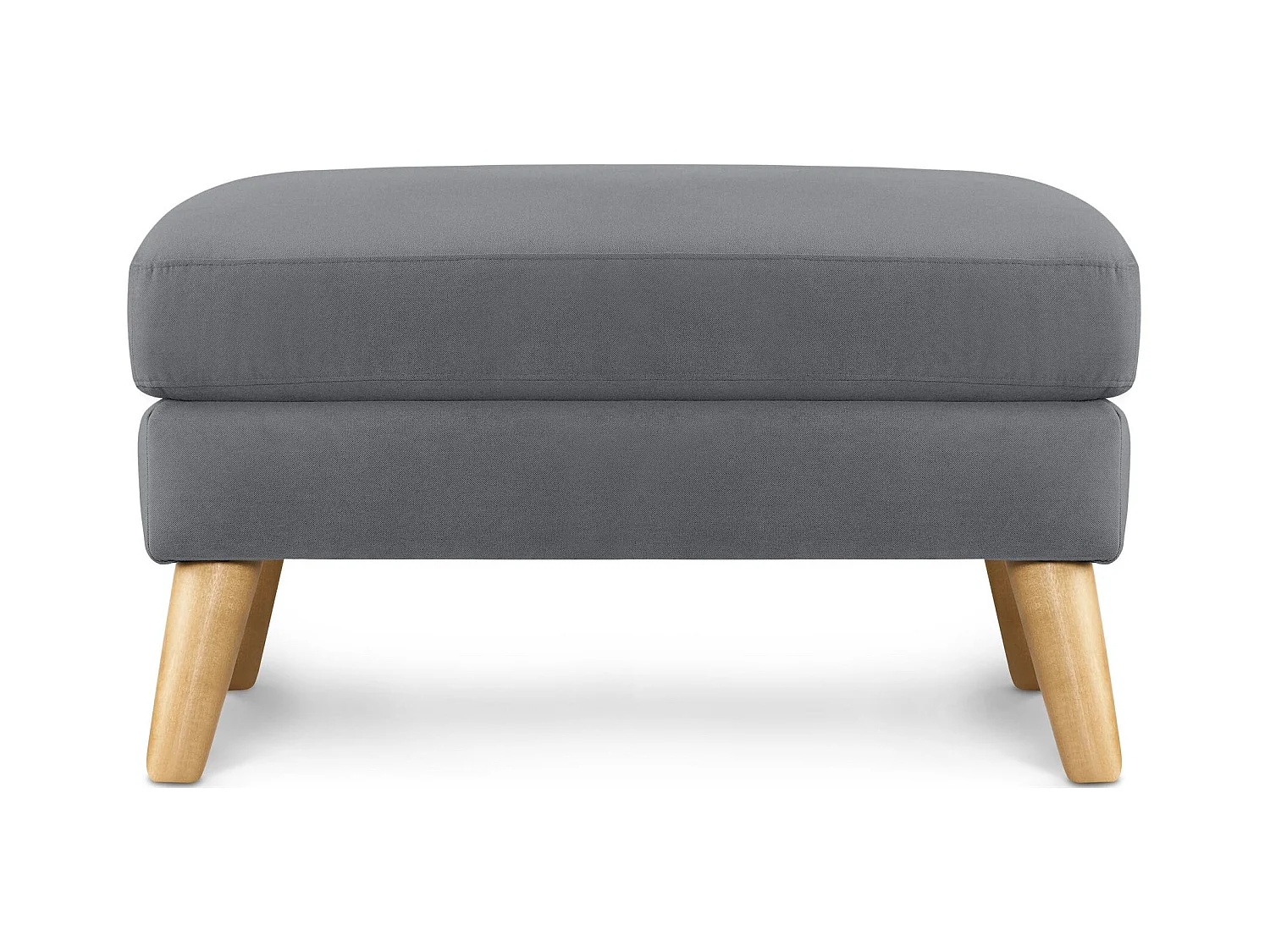 Pouf confortable - gris - TAGIO