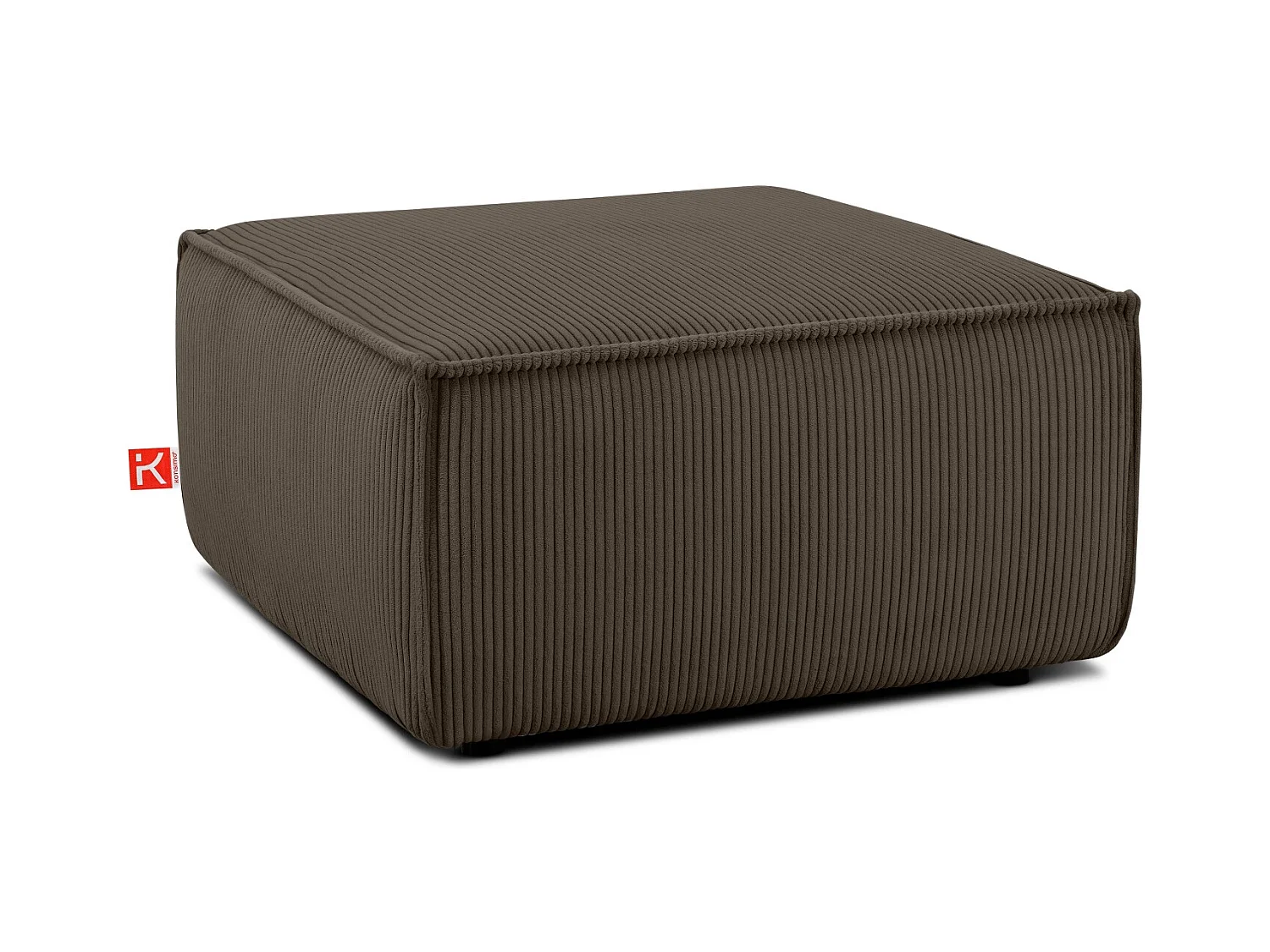 Pouf confortable pour le salon - Marron - NAPI