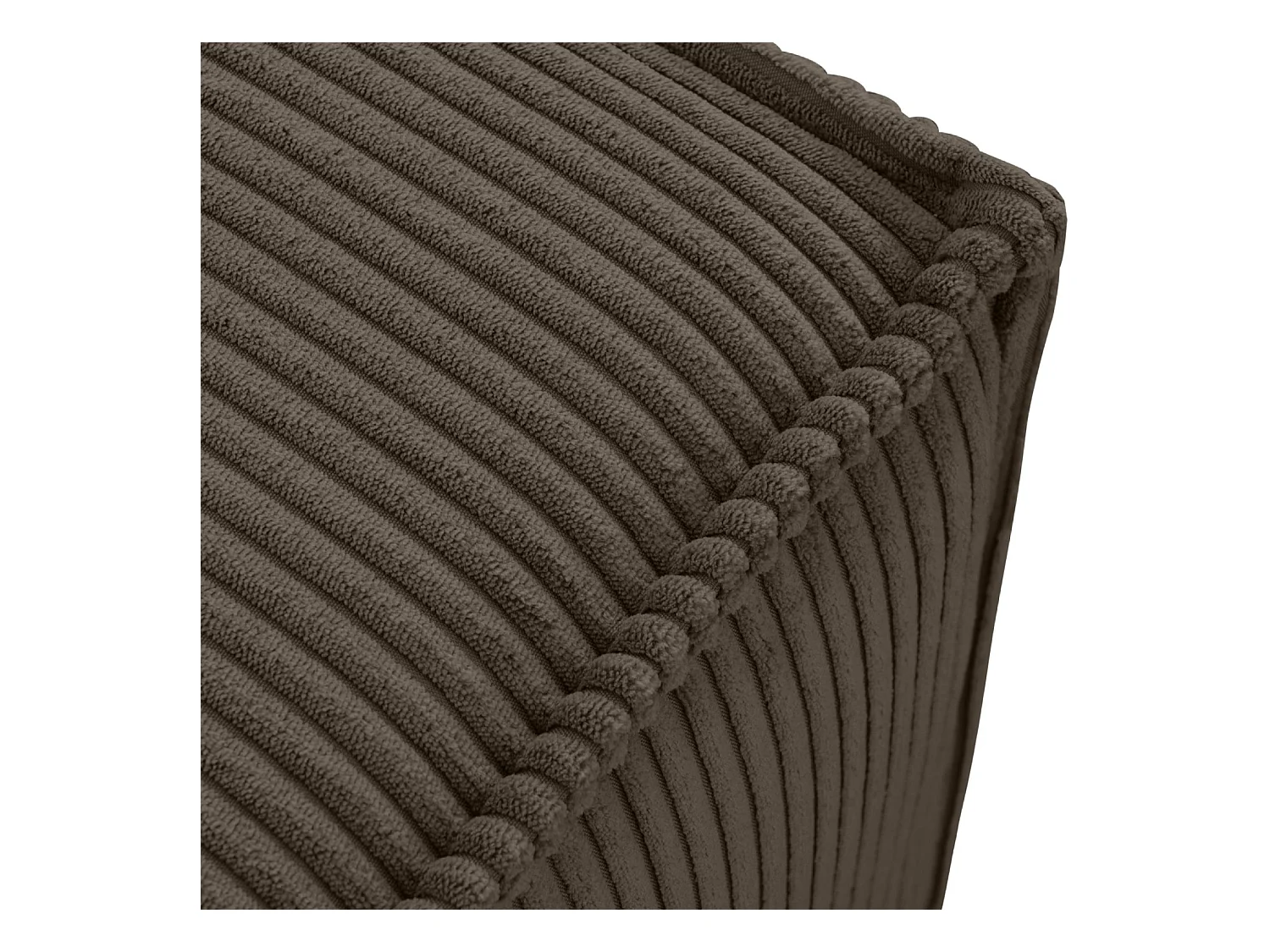 Pouf confortable pour le salon - Marron - NAPI