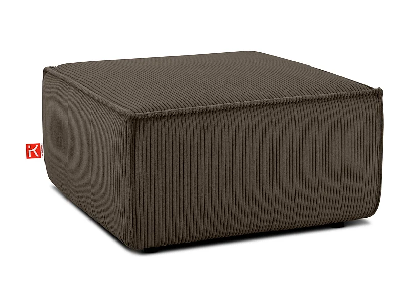 Pouf confortable pour le salon - Marron - NAPI