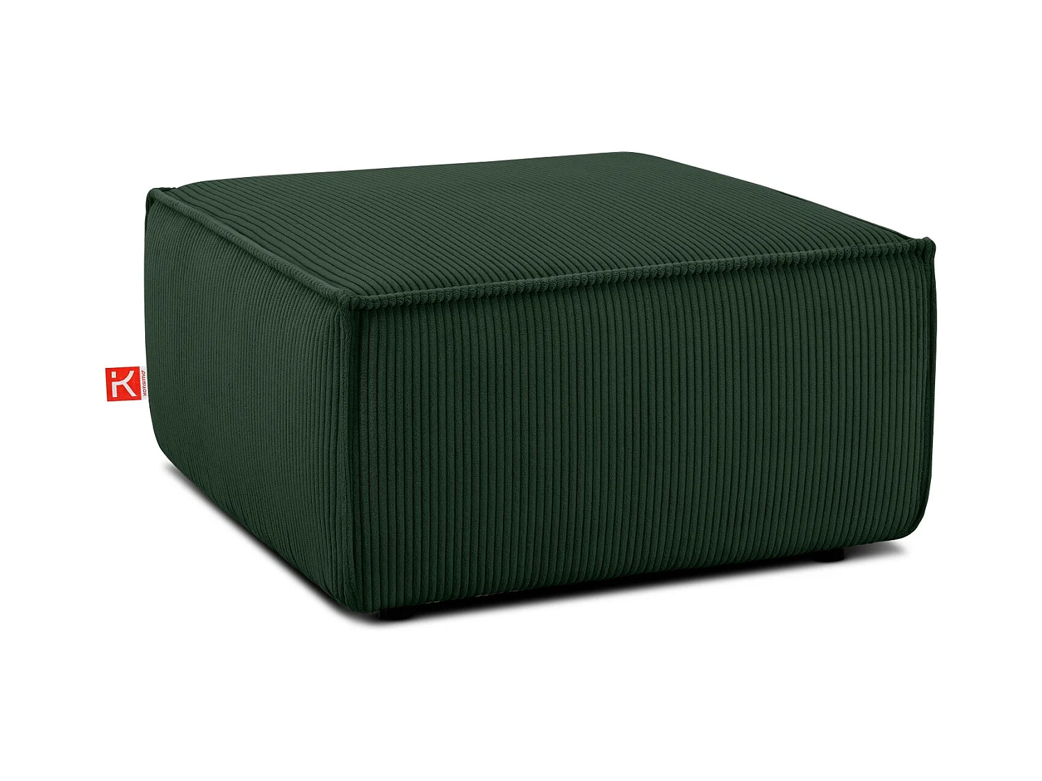 Pouf confortable pour le salon - Vert foncé - NAPI
