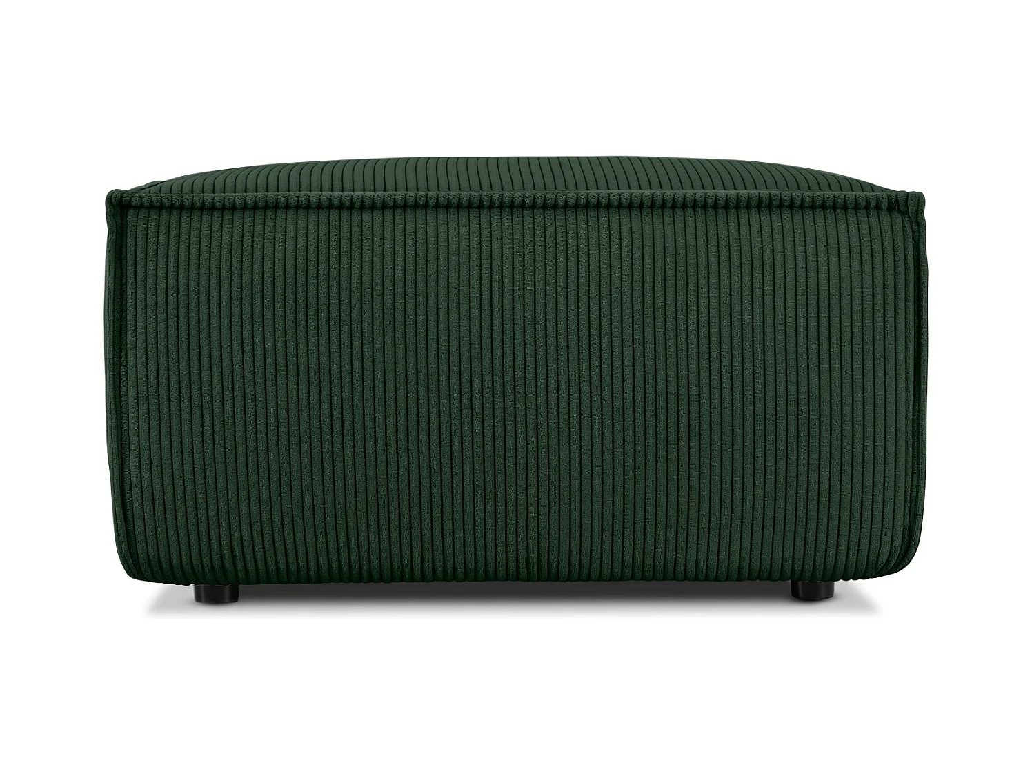 Pouf confortable pour le salon - Vert foncé - NAPI
