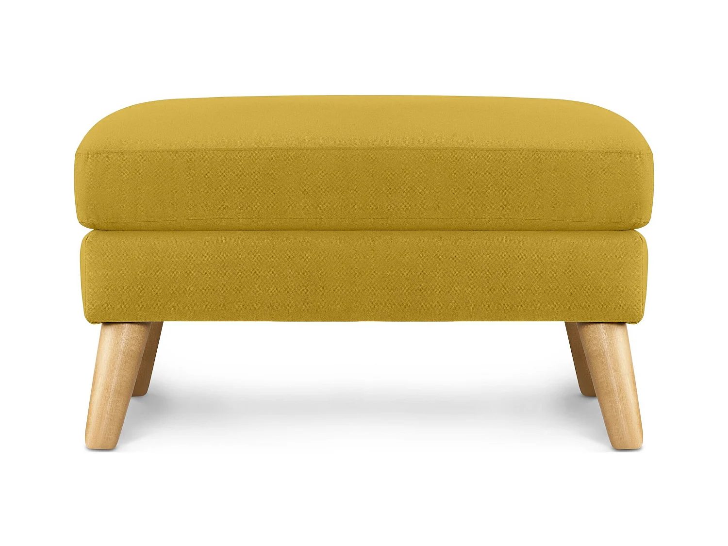 Pouf confortable - jaune - TAGIO