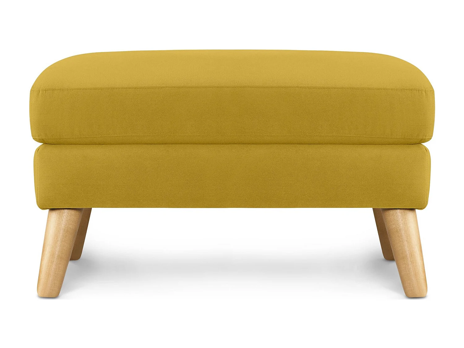 Pouf confortable - jaune - TAGIO