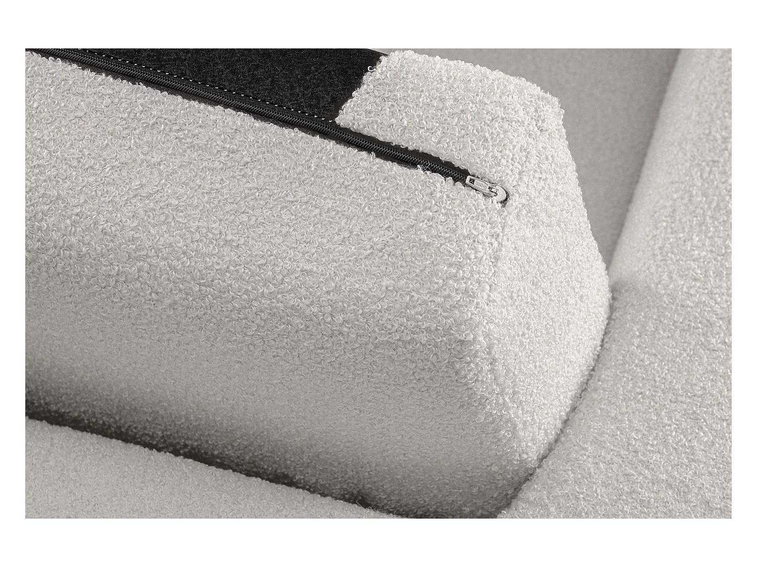 Pouf confortable - blanc - TAGIO